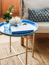Load image into Gallery viewer, Blue Enamel Large Tray