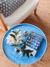 Load image into Gallery viewer, Blue Enamel Large Tray