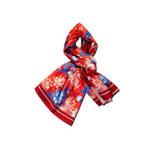 Load image into Gallery viewer, Bird & Butterfly Silk Scarf