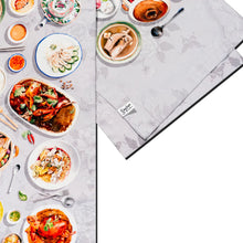 Load image into Gallery viewer, Singapore Hawker Food Table Runner (Double-Sided)