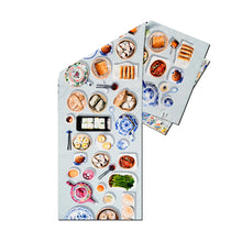 Load image into Gallery viewer, Chinese Dim Sum & Mahjong Table Runner (Double-Sided)