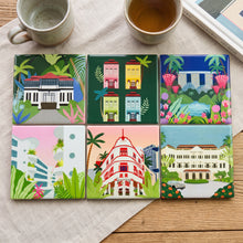 Load image into Gallery viewer, Iconic Landmarks of Singapore Coasters (Set of 6)