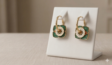 Load image into Gallery viewer, Peranakan Hoop Earrings