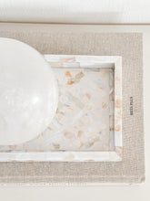 Load image into Gallery viewer, Kranji White - Mini Mother of Pearl Tray