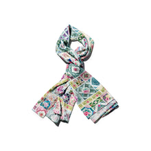 Load image into Gallery viewer, Peranakan Tiles Silk Scarf