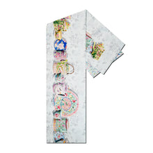 Load image into Gallery viewer, Peranakan Porcelain & Chinese Floral Table Runner (Double-Sided)
