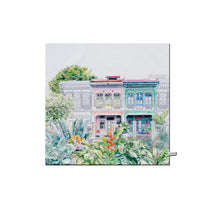 Load image into Gallery viewer, Peranakan Shophouses Cushion Cover