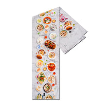 Load image into Gallery viewer, Singapore Hawker Food Table Runner (Double-Sided)