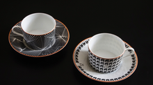 Load image into Gallery viewer, Toile De Korhogo - Tea cup & Saucer K2