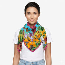 Load image into Gallery viewer, City in Nature Satin Scarf
