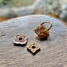 Load image into Gallery viewer, Peranakan Hoop Earrings
