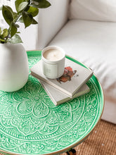 Load image into Gallery viewer, Green Enamel Large Tray
