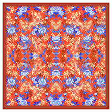 Load image into Gallery viewer, Bird &amp; Butterfly Silk Scarf
