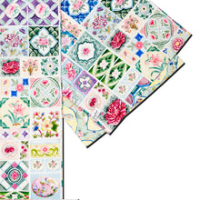 Load image into Gallery viewer, Peranakan Tile &amp; Peranakan Teapot with Frame Table Runner (Double-Side)
