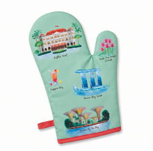 Load image into Gallery viewer, Singapore Icons Oven Mitt
