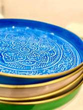 Load image into Gallery viewer, Blue Enamel Medium Tray
