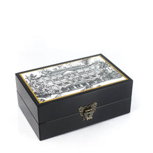 Load image into Gallery viewer, Black Lacquer Jewellery Box - Raffles Hotel
