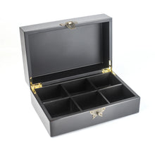 Load image into Gallery viewer, Black Lacquer Jewellery Box - Raffles Hotel
