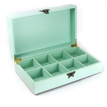 Load image into Gallery viewer, Turquoise Lacquer Jewellery Box - Turquoise Shophouses
