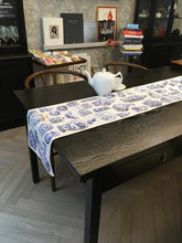 Load image into Gallery viewer, Blue Porcelain Table Runner
