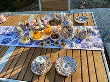 Load image into Gallery viewer, Blue Porcelain Table Runner
