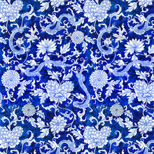 Load image into Gallery viewer, Blue Dragon Cushion cover
