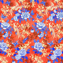 Load image into Gallery viewer, Bird and Butterfly Table Runner
