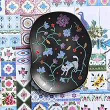 Load image into Gallery viewer, Batik &amp; Kitty Ceramic Plate
