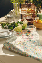 Load image into Gallery viewer, Peranakan Porcelain &amp; Chinese Floral Table Runner (Double-Sided)
