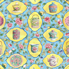 Load image into Gallery viewer, Peranakan Tile &amp; Peranakan Teapot with Frame Table Runner (Double-Side)

