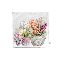 Load image into Gallery viewer, Peranakan Porcelain with Flowers Cushion Cover
