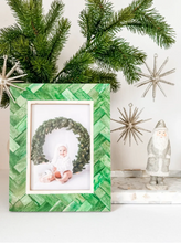 Load image into Gallery viewer, Photo frame - Bone inlay, Tanglin, Green

