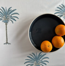 Load image into Gallery viewer, Blue Palms Tablecloth
