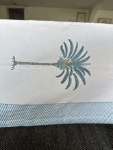 Load image into Gallery viewer, Blue Palms Tablecloth
