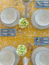 Load image into Gallery viewer, yellow Bird Tablecloth
