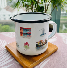Load image into Gallery viewer, Singapore Icons Enamel Mug
