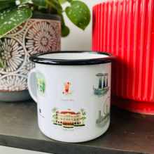 Load image into Gallery viewer, Singapore Icons Enamel Mug
