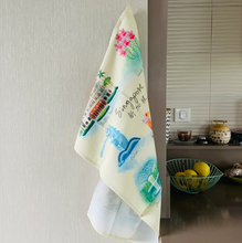 Load image into Gallery viewer, Singapore Icons Tea Towel
