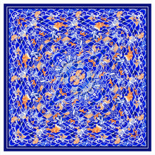 Load image into Gallery viewer, Waves Silk Scarf
