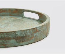 Load image into Gallery viewer, Basic 14" Wooden Tray - Gangtok sage
