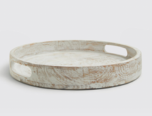Load image into Gallery viewer, Basic 14" Wooden Tray - Kutch White

