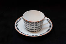 Load image into Gallery viewer, Toile De Korhogo - Tea cup &amp; Saucer K2
